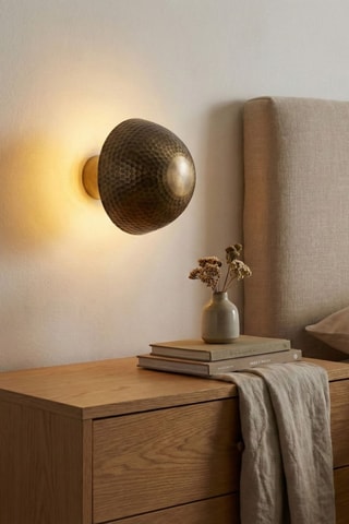 Wandlamp Petek - Goudkleurig - 10 W