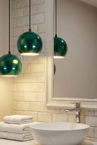 Hanglamp Orbit - Groen - 2 x 40 W