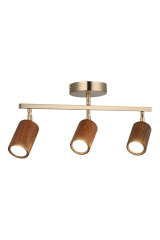 Hanglamp Legno - Goudkleurig - 3 x 40 W