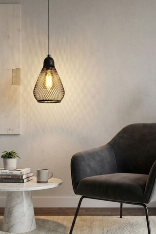 Hanglamp Berk - Zwart - 40 W