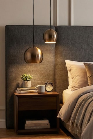 Hanglamp Orbit - Goudkleurig - 2 x 40 W