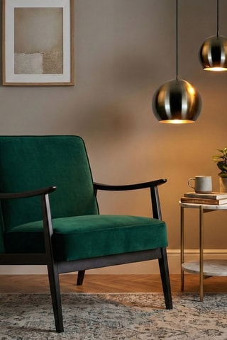 Hanglamp Orbit - Goudkleurig - 2 x 40 W