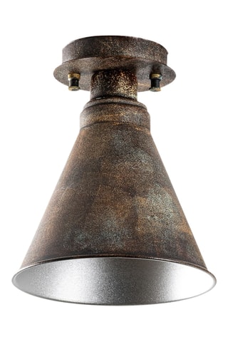 Plafondlamp Veysel - Bruin - 40 W