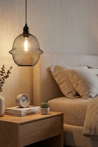 Hanglamp Berk - Zwart - 40 W