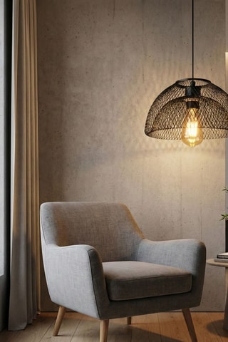Hanglamp Berk - Zwart - 40 W
