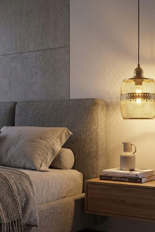 Hanglamp Berk - Goudkleurig - 40 W