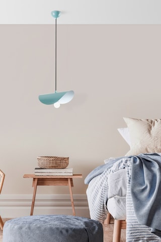 Hanglamp Eger - Turquoise - 40 W