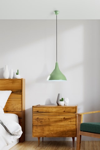 Hanglamp Bitlis - Lichtgroen - 40 W