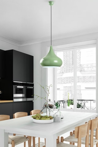 Hanglamp Saglam - Groen - 40 W