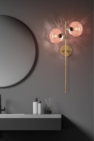 Wandlamp Benek - Goudkleurig - 3 x 40 W