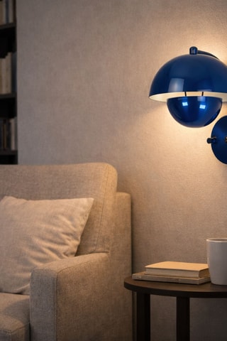 Wandlamp Eylul - Blauw - 40 W