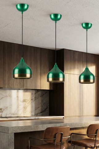 Hanglamp Yildo - Groen - 40 W