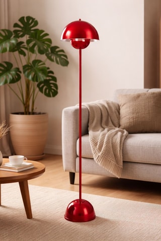 Lampadaire Eylul - Rouge - 40 W