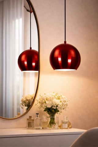 Hanglamp Orbit - Rood - 40 W