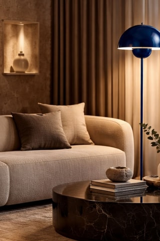 Lampadaire Eylul - Bleu - 40 W