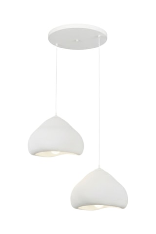 Hanglamp - Wit - 2 x 40 W