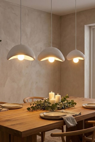 Hanglamp - Wit - 3 x 40 W