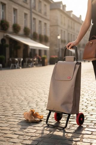 Chariot de course - Beige