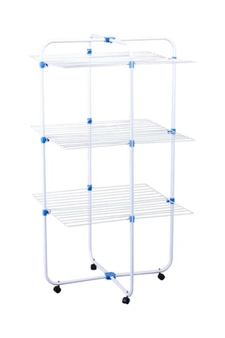 Étendoir à linge - Blanc - 57 x 131 x 57 cm