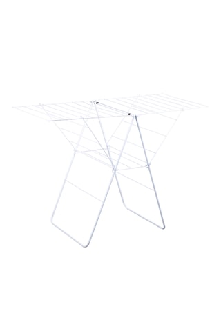 Étendoir à linge - Blanc - 132 x 58 x 94 cm