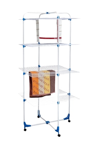 Étendoir à linge - Blanc - 156 x 57 x 57 cm