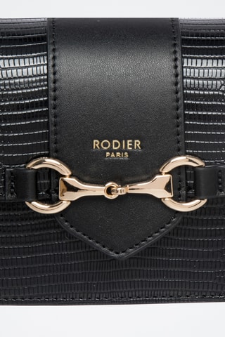 Sac porté épaule en cuir Capsule - Noir