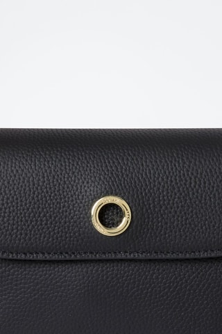 Sac bandoulière en cuir Vegas - Noir