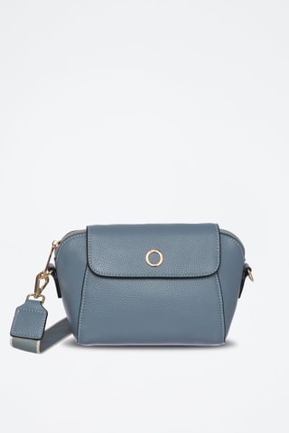Sac bandoulière en cuir Vegas - Bleu