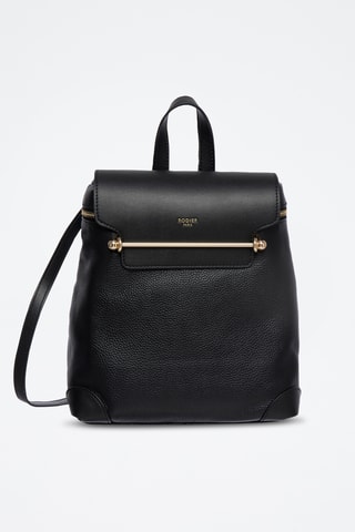 Sac à dos en cuir Marjolaine - Noir