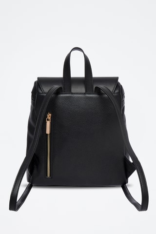 Sac à dos en cuir Marjolaine - Noir