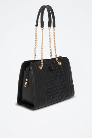 Mala de ombro acolchoada Cambon - Preto