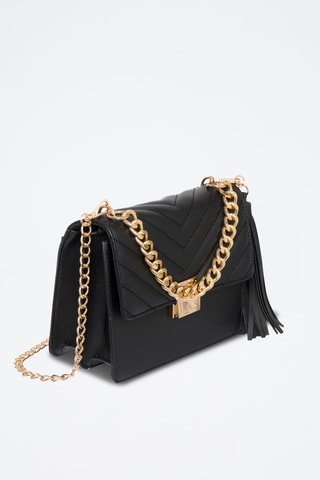 Sac bandoulière Meringue - Noir