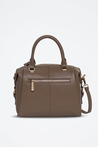 Sac à main en cuir Vodka - Doré et gris