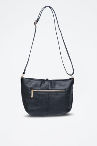 Sac bandoulière en cuir Figaro - Noir