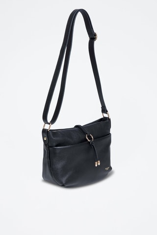 Sac bandoulière en cuir Figaro - Noir