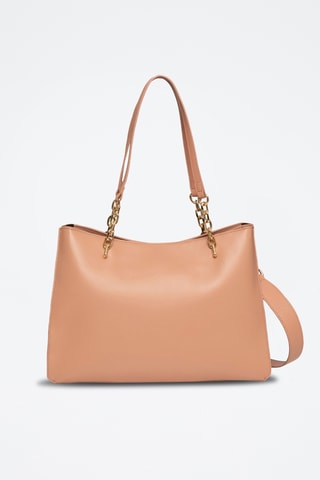 Sac porté épaule en cuir Nolian - Marron clair