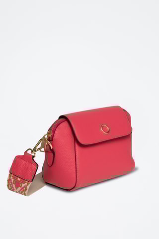 Sac bandoulière en cuir Vegas - Rose