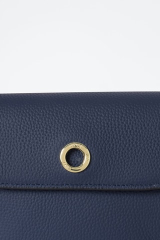 Sac bandoulière en cuir Vegas - Bleu