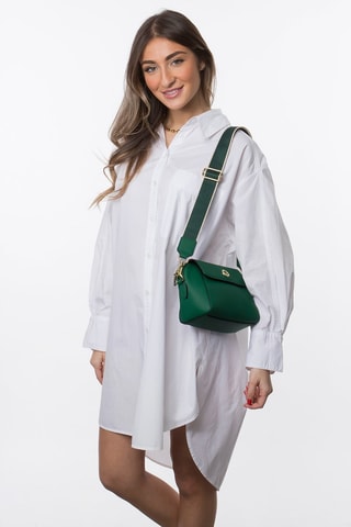 Sac bandoulière en cuir Vegas - Vert