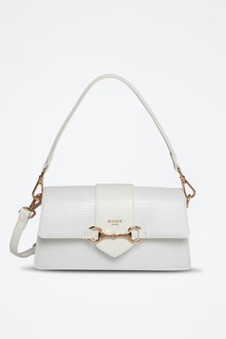 Sac porté épaule en cuir Capsule - Blanc