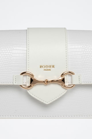 Sac porté épaule en cuir Capsule - Blanc