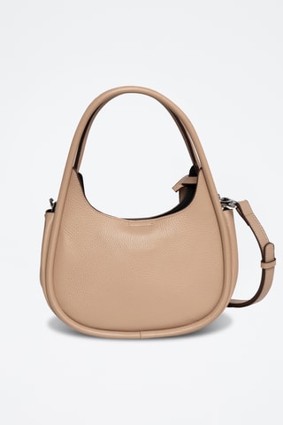 Sac à main en cuir Poésie - Taupe