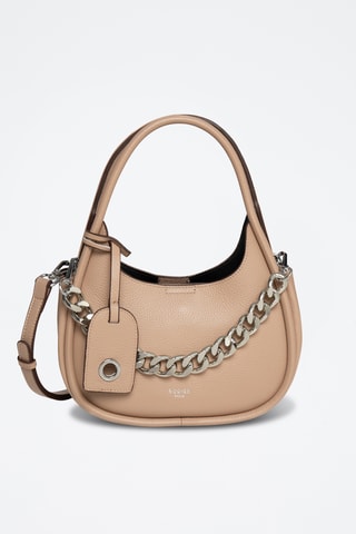 Sac à main en cuir Poésie - Taupe