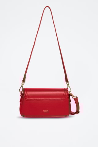 Sac bandoulière en cuir Alisier - Rouge