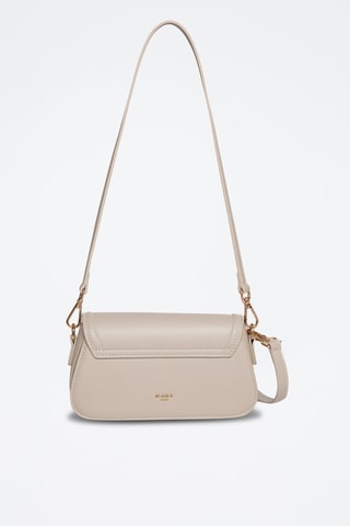 Sac bandoulière en cuir Alisier - Beige