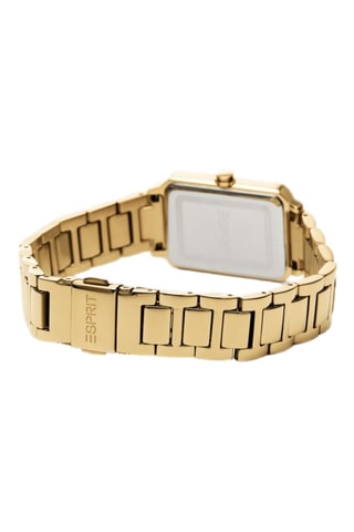 Orologio al quarzo in metallo - Dorato e bianco