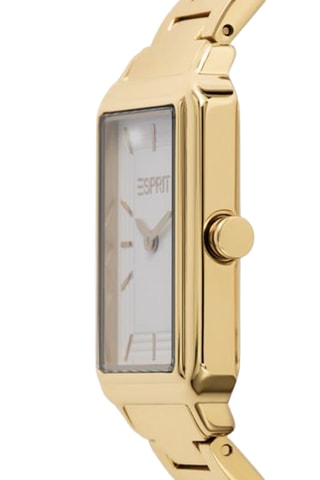 Orologio al quarzo in metallo - Dorato e bianco