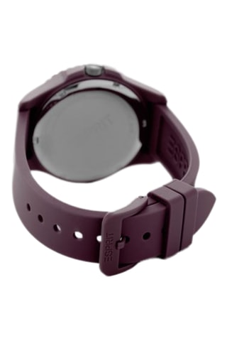 Orologio al quarzo in silicone - Viola e nero