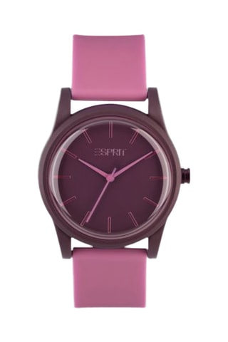 Orologio al quarzo in silicone - Rosa e bordeaux