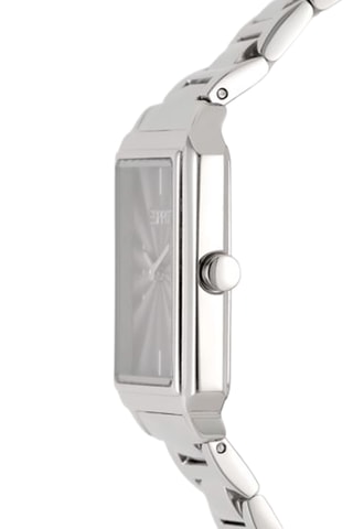 Orologio al quarzo in acciaio - Argentato e grigio